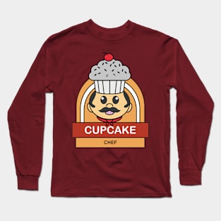 CUPCAKE CHEF Long Sleeve T-Shirt